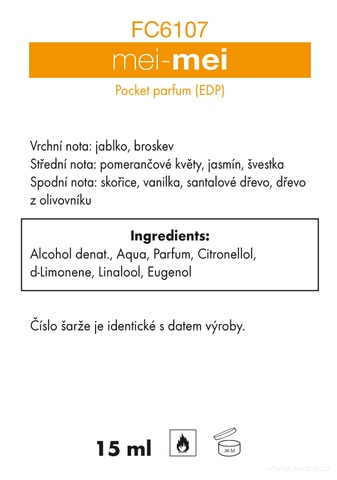 Etiketa k výrobku FC6107