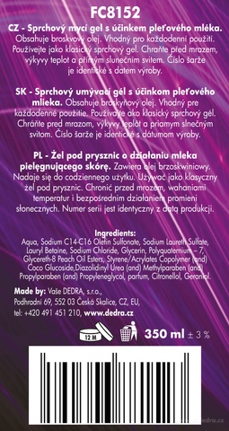 Etykieta produktu FC8152 Etykieta produktu FC8152