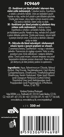 Etykieta produktu FC9469 Etykieta produktu FC9469