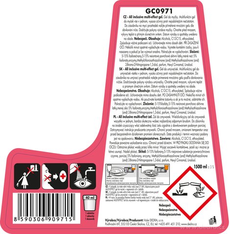 Etiketa k výrobku GC0971