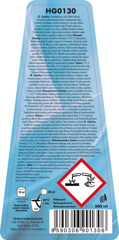 Etykieta produktu HG0130