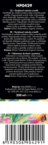 Etiketa k výrobku HP0429