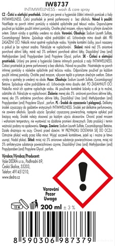 Etiketa k výrobku IW8737