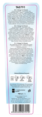 Etiketa k výrobku TA0791