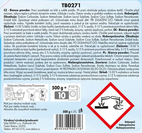 Etykieta produktu TB0294