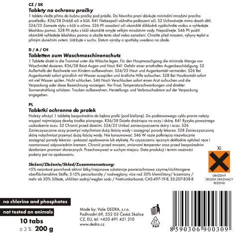 Etiketa k výrobku TP0030