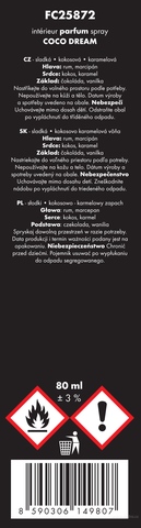 Etiketa k výrobku FC25872