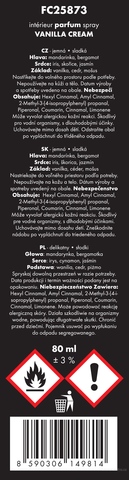 Etiketa k výrobku FC25873