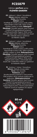 Etiketa k výrobku FC25879