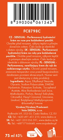 Etykieta produktu FC8798C