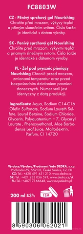 Etiketa k výrobku FC8803W