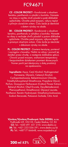 Etiketa k výrobku FC94671