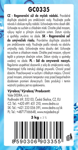 Etiketa k výrobku CP8784