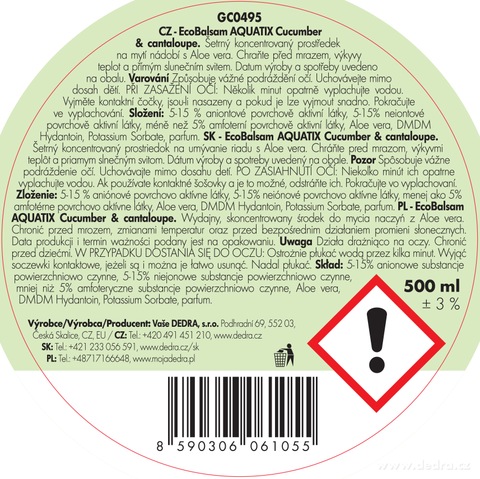 Etiketa k výrobku GC04951