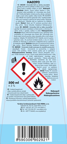 Etiketa k výrobku CP0344