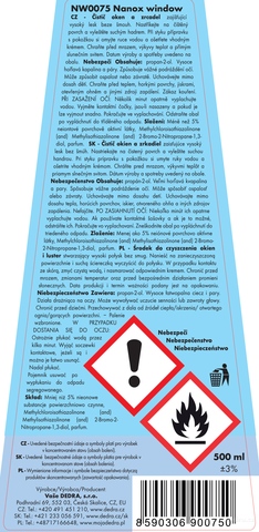 Etiketa k výrobku NW00751