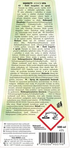 Etiketa k výrobku NW0079