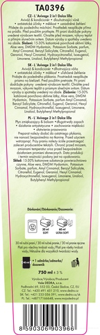 Etykieta produktu TA0396