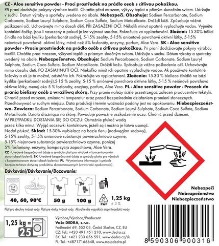 Etiketa k výrobku TB0031