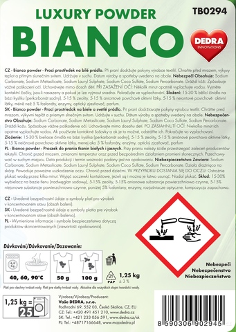 Etiketa k výrobku TB0294