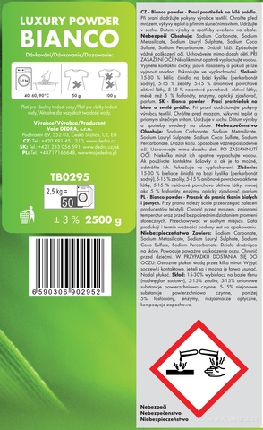 Etykieta produktu TB0295