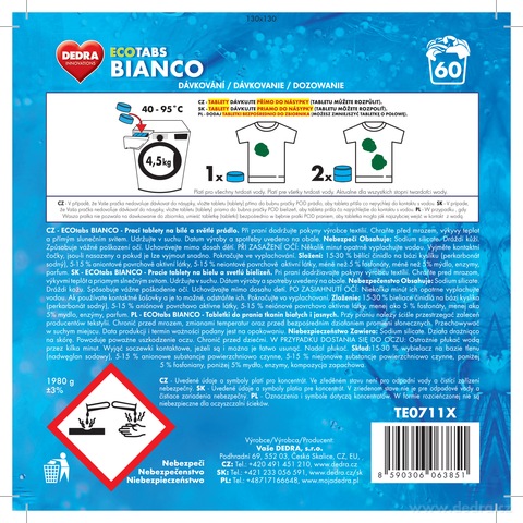 Etiketa k výrobku TE0711X