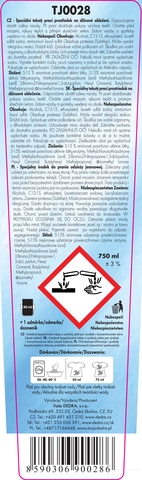 Etiketa k výrobku TJ0028