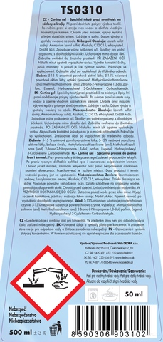 Etykieta produktu TS0310