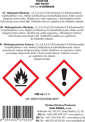 Etykieta produktu FC33416B