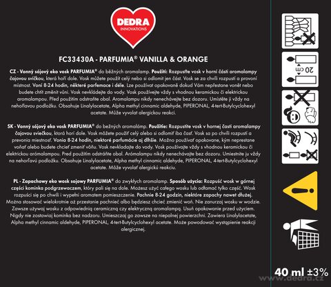 Etiketa k výrobku FC33430A