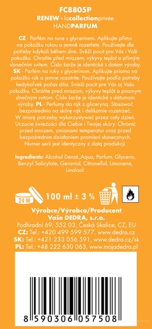 Etykieta produktu FC8805P Etykieta produktu FC8805P