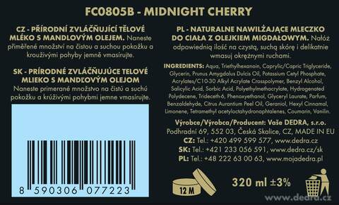 Etiketa k výrobku FC1025X