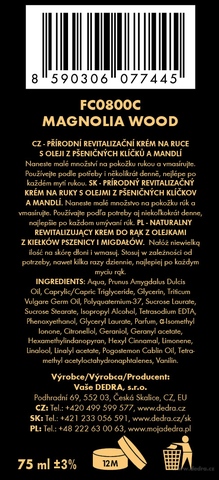 Etiketa k výrobku FC0800C