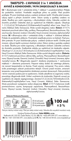 Etiketa k výrobku CP0216