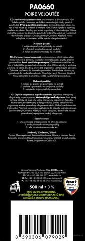 Etiketa k výrobku CP85063