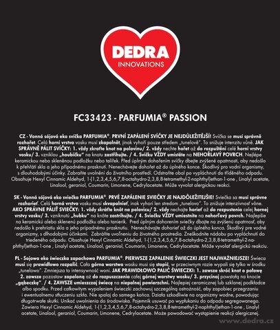 Etiketa k výrobku FC33423