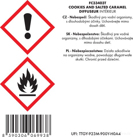 Etykieta produktu FC33403T