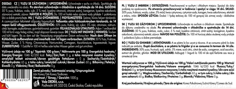 Etiketa k výrobku DS0365