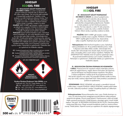 Etiketa k výrobku HH0569S