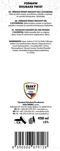 Etiketa k výrobku FC0807