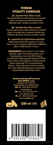 Etiketa k výrobku FC0848