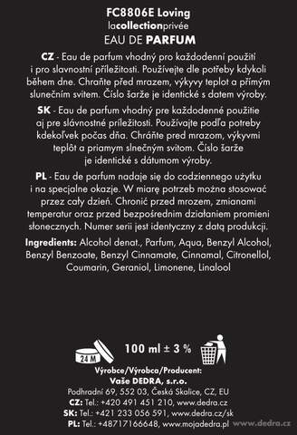 Etykieta produktu FC8806E