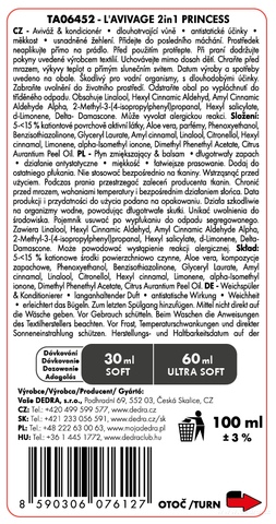 Etiketa k výrobku CP0212