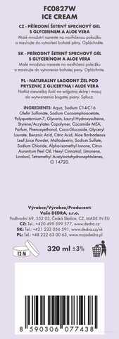 Etiketa k výrobku FC0859