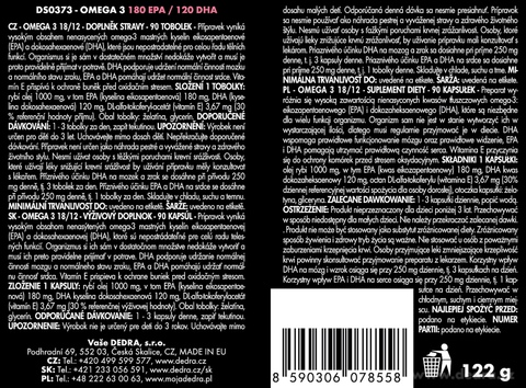 Etiketa k výrobku DS0373