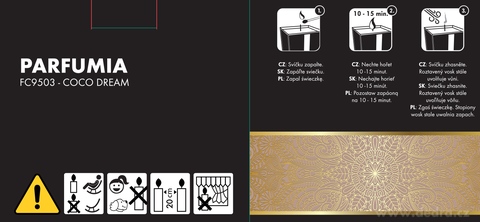 Etiketa k výrobku FC9503