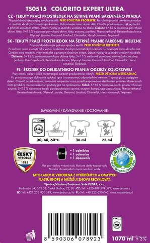 Etiketa k výrobku TS0515X