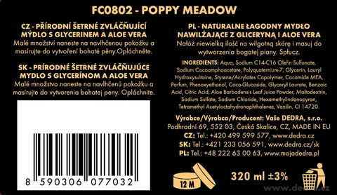 Etykieta produktu FC0802