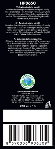 Etykieta produktu HP0650