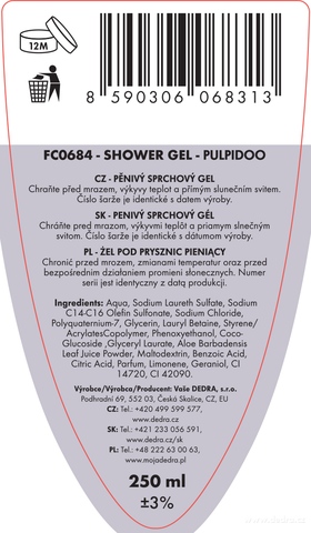 Etykieta produktu FC0684